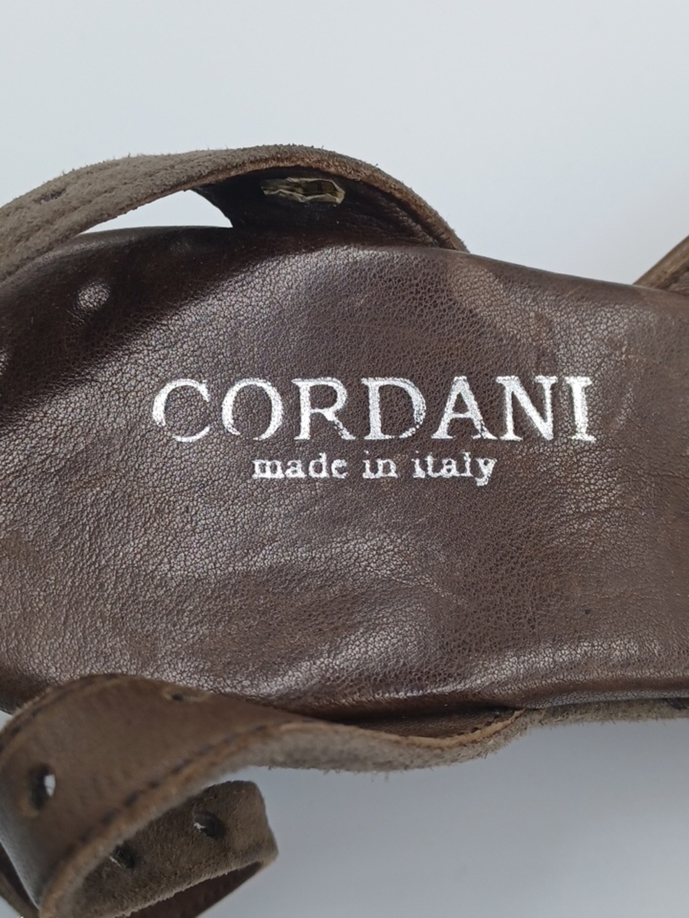 Cordani | Shoes | Cordani Dina Ankle Strap Suede Leather Wedge Platform ...